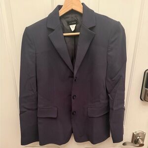 Women’s J. Crew 100% wool blazer grey 3 buttons lined